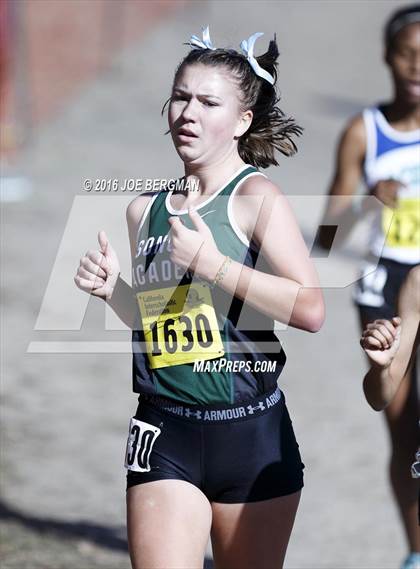 Thumbnail 2 in CIF State Cross County Championships (D5 Girls Race) photogallery.