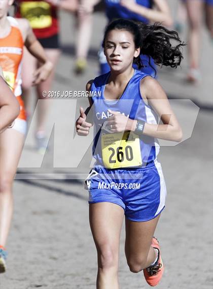 Thumbnail 2 in CIF State Cross County Championships (D5 Girls Race) photogallery.