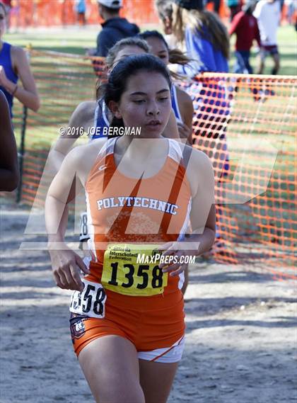 Thumbnail 2 in CIF State Cross County Championships (D5 Girls Race) photogallery.