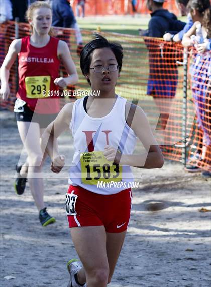 Thumbnail 3 in CIF State Cross County Championships (D5 Girls Race) photogallery.