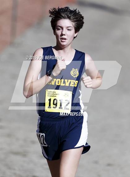 Thumbnail 2 in CIF State Cross County Championships (D5 Girls Race) photogallery.