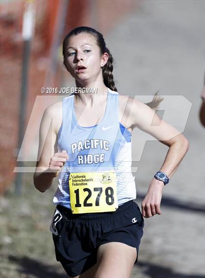 Thumbnail 1 in CIF State Cross County Championships (D5 Girls Race) photogallery.