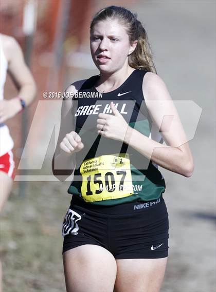 Thumbnail 2 in CIF State Cross County Championships (D5 Girls Race) photogallery.