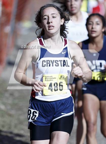 Thumbnail 2 in CIF State Cross County Championships (D5 Girls Race) photogallery.