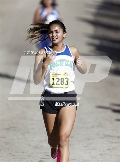 Thumbnail 2 in CIF State Cross County Championships (D5 Girls Race) photogallery.