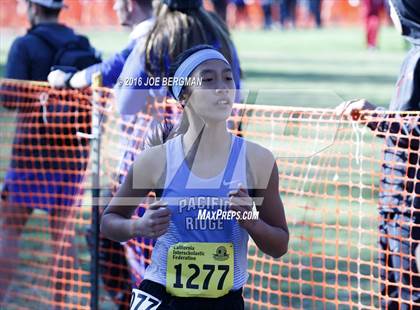 Thumbnail 3 in CIF State Cross County Championships (D5 Girls Race) photogallery.