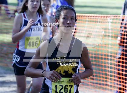 Thumbnail 2 in CIF State Cross County Championships (D5 Girls Race) photogallery.