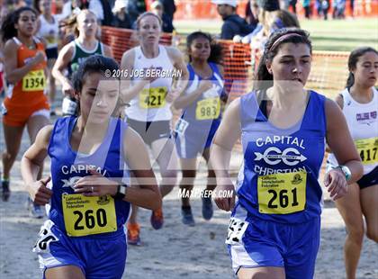 Thumbnail 1 in CIF State Cross County Championships (D5 Girls Race) photogallery.