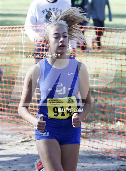 Thumbnail 2 in CIF State Cross County Championships (D5 Girls Race) photogallery.
