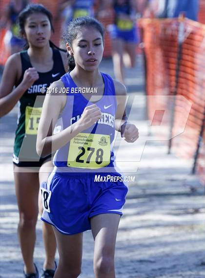 Thumbnail 2 in CIF State Cross County Championships (D5 Girls Race) photogallery.