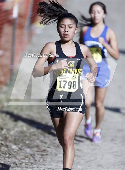 Thumbnail 2 in CIF State Cross County Championships (D5 Girls Race) photogallery.