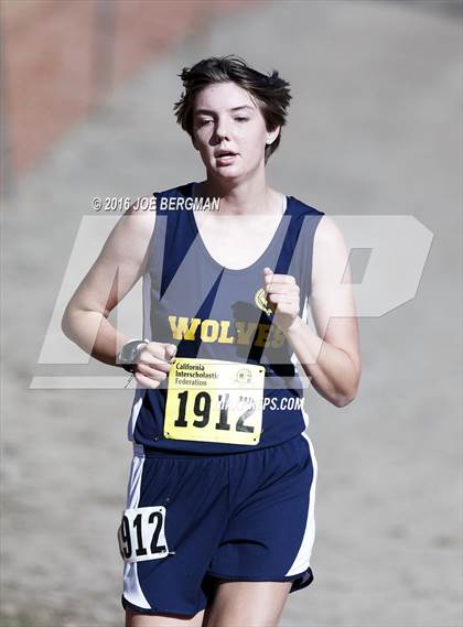 Thumbnail 3 in CIF State Cross County Championships (D5 Girls Race) photogallery.