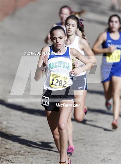 Thumbnail 2 in CIF State Cross County Championships (D5 Girls Race) photogallery.