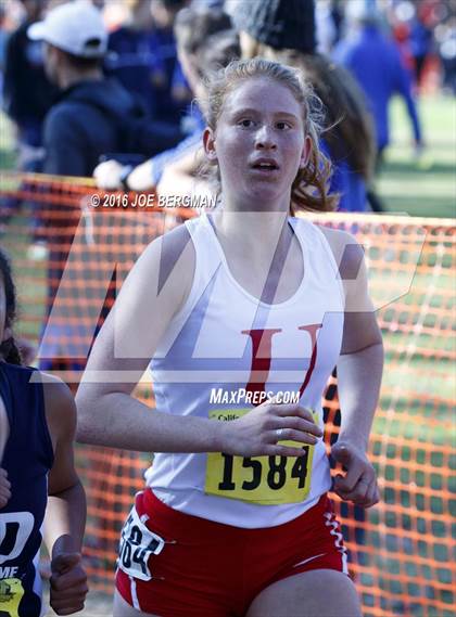 Thumbnail 1 in CIF State Cross County Championships (D5 Girls Race) photogallery.