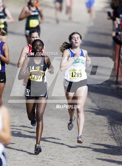 Thumbnail 2 in CIF State Cross County Championships (D5 Girls Race) photogallery.