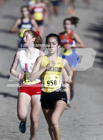 Thumbnail 3 in CIF State Cross County Championships (D5 Girls Race) photogallery.
