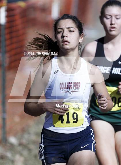 Thumbnail 2 in CIF State Cross County Championships (D5 Girls Race) photogallery.