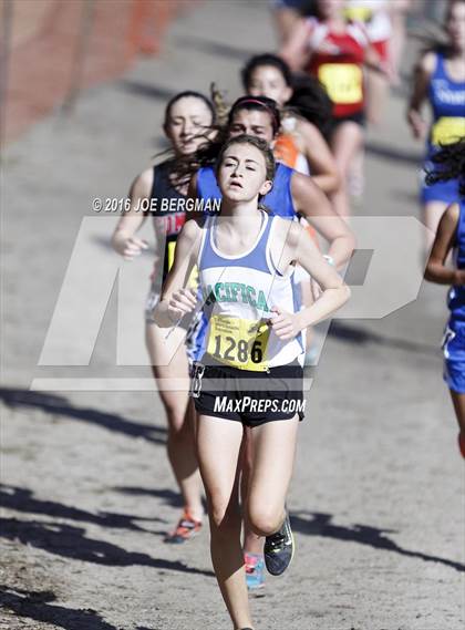 Thumbnail 3 in CIF State Cross County Championships (D5 Girls Race) photogallery.