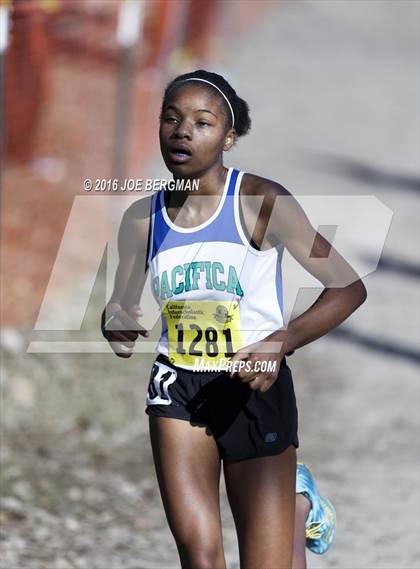 Thumbnail 1 in CIF State Cross County Championships (D5 Girls Race) photogallery.