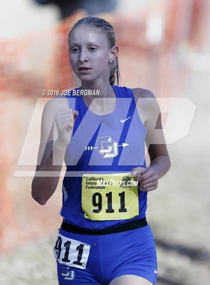 Thumbnail 3 in CIF State Cross County Championships (D5 Girls Race) photogallery.