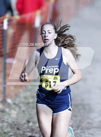 Thumbnail 2 in CIF State Cross County Championships (D5 Girls Race) photogallery.
