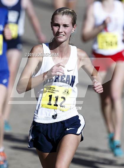 Thumbnail 2 in CIF State Cross County Championships (D5 Girls Race) photogallery.