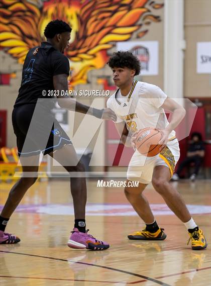 Thumbnail 1 in Dream City Christian National vs. Bella Vista College Preparatory School (Hoophall West Invitational) photogallery.