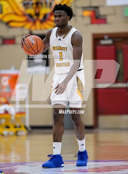 Thumbnail 3 in Dream City Christian National vs. Bella Vista College Preparatory School (Hoophall West Invitational) photogallery.