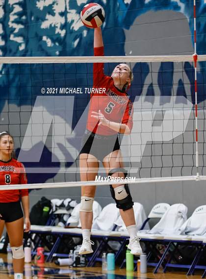 Thumbnail 3 in Kimberly vs Fruitland (3A State Tournament) photogallery.