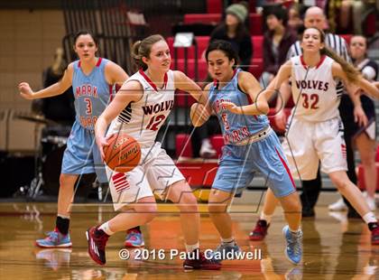 Thumbnail 2 in Mark Morris vs. Black Hills (WIAA 2A District Playoff) photogallery.
