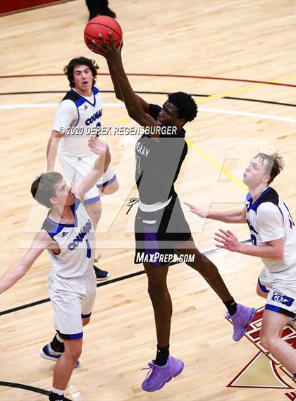 Thumbnail 3 in Resurrection Christian vs Lutheran (CHSAA 3A Great 8) photogallery.