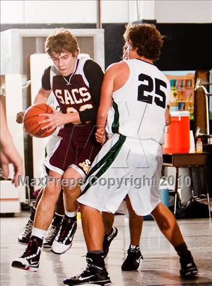 Thumbnail 3 in Canterbury Episcopal vs. San Antonio Christian (Bracken Christian Tournament) photogallery.