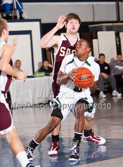 Thumbnail 3 in Canterbury Episcopal vs. San Antonio Christian (Bracken Christian Tournament) photogallery.