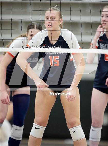 Thumbnail 3 in Lovejoy vs Wakeland (UIL5A Volleyball Regional Final Division 2) photogallery.