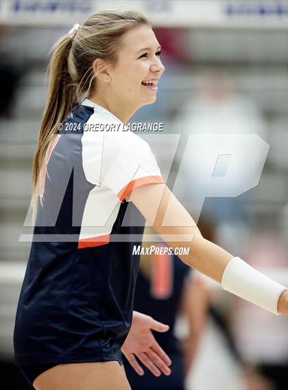 Thumbnail 2 in Lovejoy vs Wakeland (UIL5A Volleyball Regional Final Division 2) photogallery.
