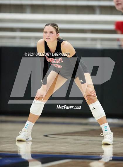 Thumbnail 3 in Lovejoy vs Wakeland (UIL5A Volleyball Regional Final Division 2) photogallery.