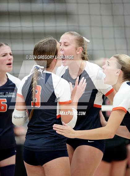 Thumbnail 2 in Lovejoy vs Wakeland (UIL5A Volleyball Regional Final Division 2) photogallery.
