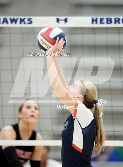 Thumbnail 2 in Lovejoy vs Wakeland (UIL5A Volleyball Regional Final Division 2) photogallery.
