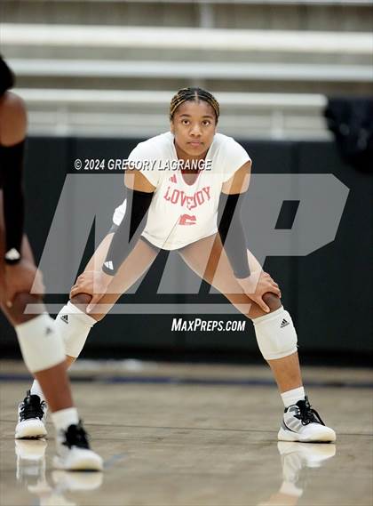 Thumbnail 2 in Lovejoy vs Wakeland (UIL5A Volleyball Regional Final Division 2) photogallery.