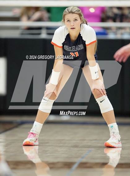 Thumbnail 2 in Lovejoy vs Wakeland (UIL5A Volleyball Regional Final Division 2) photogallery.