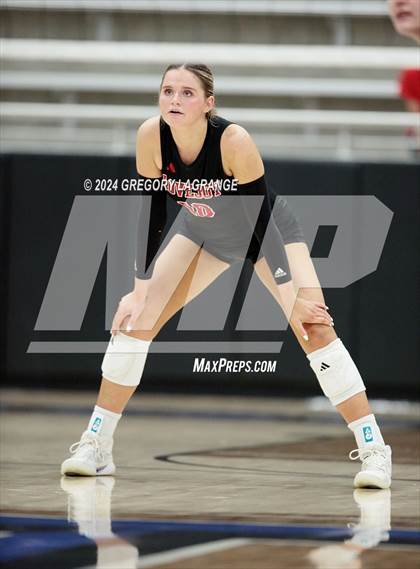 Thumbnail 1 in Lovejoy vs Wakeland (UIL5A Volleyball Regional Final Division 2) photogallery.
