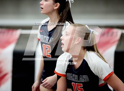 Thumbnail 3 in Lovejoy vs Wakeland (UIL5A Volleyball Regional Final Division 2) photogallery.