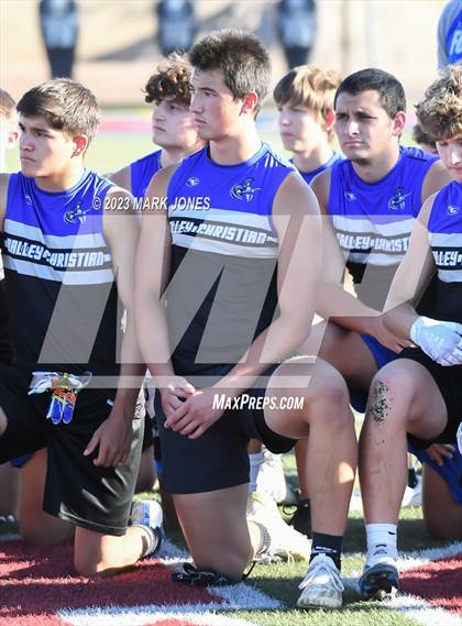 Thumbnail 1 in Valley Christian vs. Northwest Christian (Scottsdale Christian 7v7) photogallery.