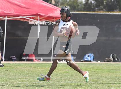 Thumbnail 3 in JSerra Catholic vs Centennial (Battle at the Beach 7x7) photogallery.