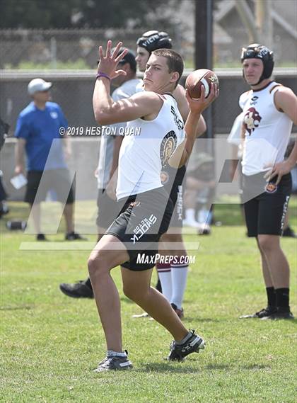 Thumbnail 2 in JSerra Catholic vs Centennial (Battle at the Beach 7x7) photogallery.