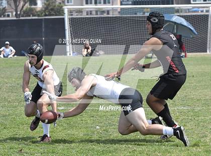 Thumbnail 3 in JSerra Catholic vs Centennial (Battle at the Beach 7x7) photogallery.