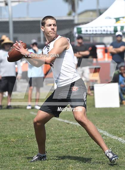 Thumbnail 2 in JSerra Catholic vs Centennial (Battle at the Beach 7x7) photogallery.