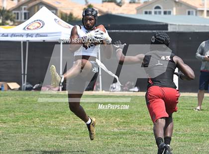 Thumbnail 3 in JSerra Catholic vs Centennial (Battle at the Beach 7x7) photogallery.