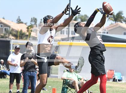Thumbnail 1 in JSerra Catholic vs Centennial (Battle at the Beach 7x7) photogallery.