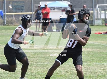Thumbnail 3 in JSerra Catholic vs Centennial (Battle at the Beach 7x7) photogallery.